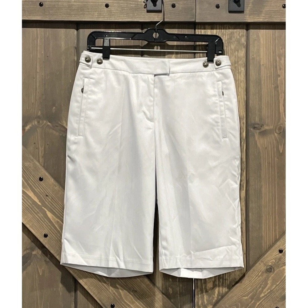 Lily's of Beverly Hills Women's Golf Shorts Gray‎ Hydrowick Stay Cool Sz 6 NWT